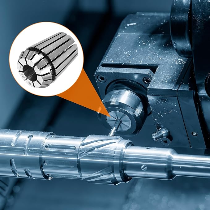HARFINGTON Spring Collet Chuck ER25 11.5mm 65Mn Spring Steel Precision Router Collets for CNC Engraving Milling Lathe Tool
