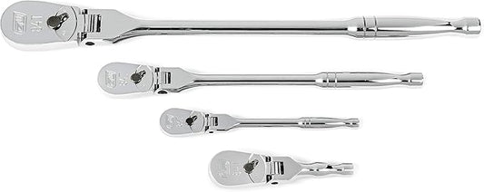 GEARWRENCH 4 Pc. Flex Handle RATCHET SET, 84T - 81230A-07