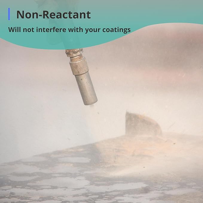 #80 Grit Aluminum Oxide Blast Media (12 LBS/5.44kg) - Premium Long-Lasting Sand Blasting Media, High Abrasive Force Sand Blaster Sand for Metal, Sandblasters, Blasting Cabinet