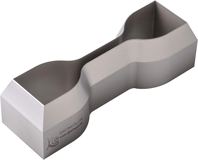 Dumbbell and Straight Section Shape Cutter for ASTM/ISO/JIS Standards for Rubber Specimen Test utilizing Tensile Testing Machine Made by Wire-Cut EDM and Quenching (ASTM D412 Die E)