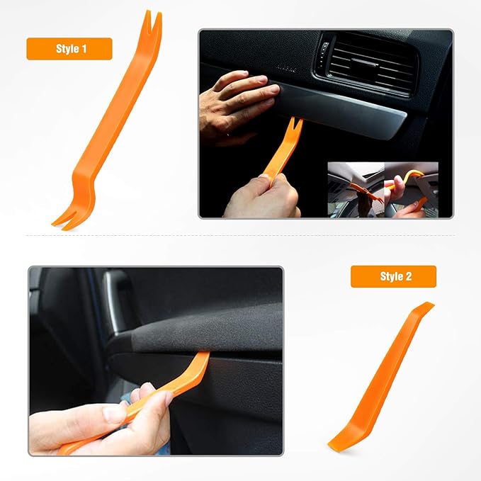GOOACC Car Clip Panel Audio Video Dashboard Dismantle Kits Installer Removal Tool-4PCS