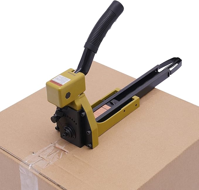 BANLICALI Carton Stapler Heavy Duty Manual Carton Closing Stapler with 100 Pcs Staples 1-3/8-Inch Crown, 3/4-Inch Length, Industrial Staple Tool for Sealed Boxes, Cartons, Corrugated Cardboard
