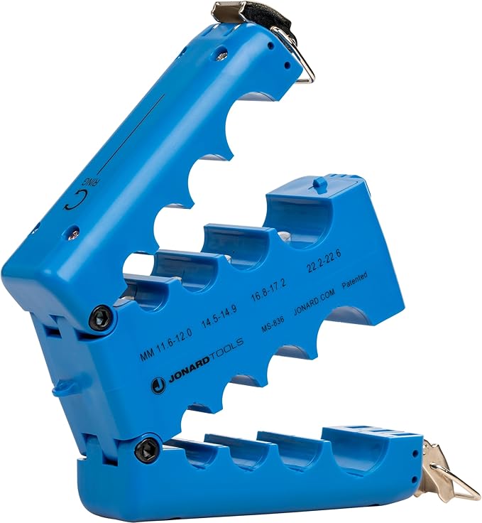 Jonard Tools MS-836 Mid Span Slit & Ring Tool for RocketRibbon짰 Cable (11.6 mm-22.6 mm)