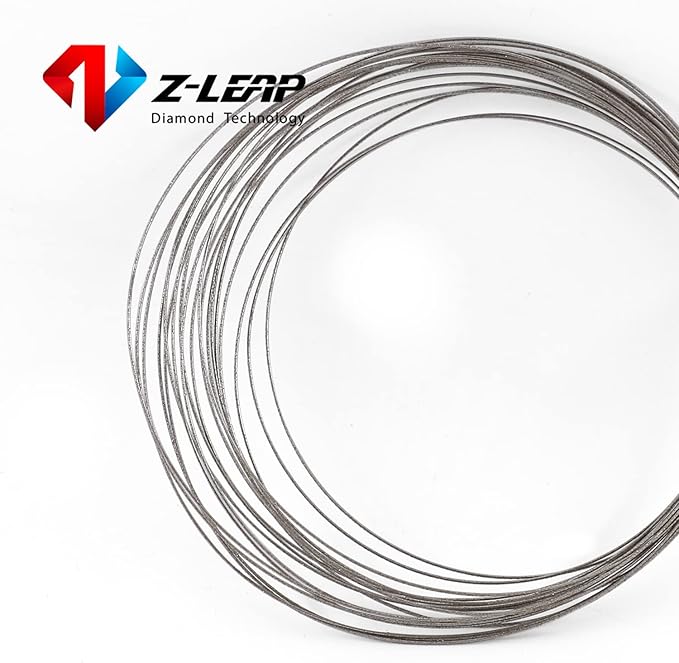 1PC Wire Saw Frame Coping Saw Steel Frame with Dia 0.5mm Diamond Wire for DIY&Cutting Tile Jade Stone Ceramic Glass Wood Metal