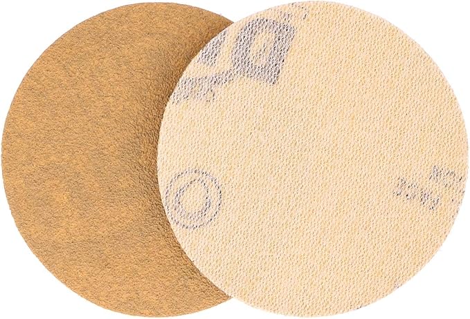 Dura-Gold Premium 2" Gold Hook & Loop Sanding Discs - 120 Grit (Box of 30) - High-Performance Extra Coarse Cut Abrasive Sandpaper Discs - for DA Sanders Drill, Sand Automotive Paint, Woodworking Wood