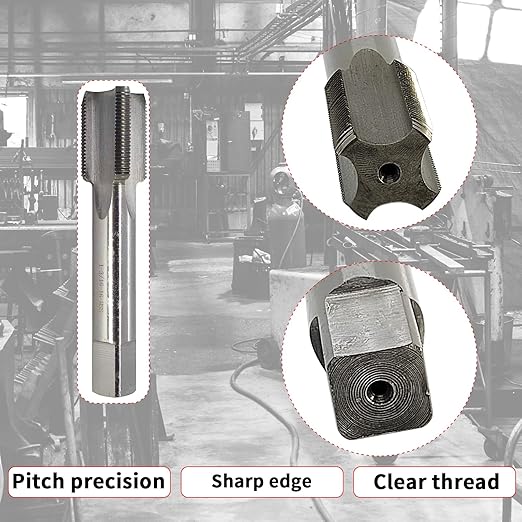 1 3/16"- 16 Straight Flute Thread Tap Machine Tap 1-3/16-16 TPI Nominal Diameter 1 3/16" Thread Per Inch 16 Fin Thread UNF Tolerance Grade 2B Tapping Right Hand Thread High Speed Steel HSS