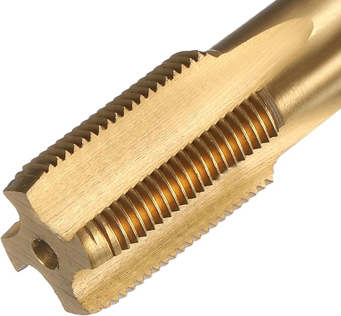 uxcell Metric Thread Tap M14 x 1 H2 160mm Straight Flute Screw Thread Milling Machine Taps Threading Tapping Repair Tool