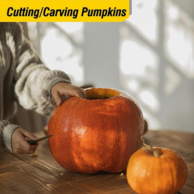 KATA Drywall Saw Handsaw, 6-inch Sharp 8-TPI Blade Pumpkin Carving Tools, Keyhole Job Saw with Ergonomic Handle,Triple Ground Teeth Cutting for Sheetrock, Plywood, Cardboard, Wood, Plastic
