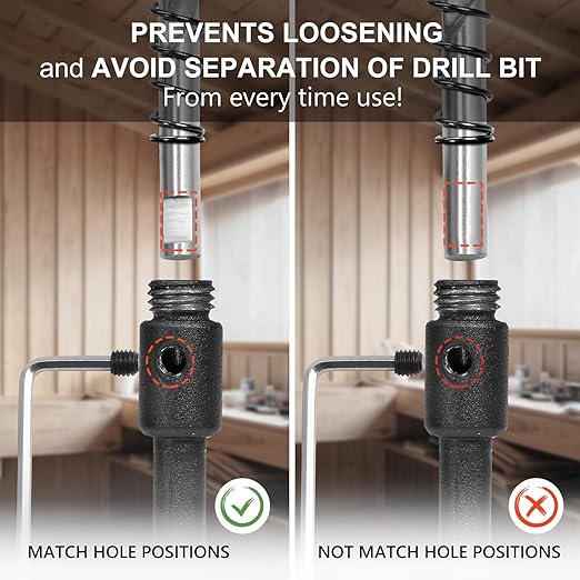 1-1/2 Inch Hole Saw with 9.1mm Triangle Shank Arbor, JTemgle Bi-Metal Hole Saw Heavy Duty Hole Cutting Tool for Cornhole Boards, Recessed Lights, Wood, Plastic, Drywall & Soft Metal