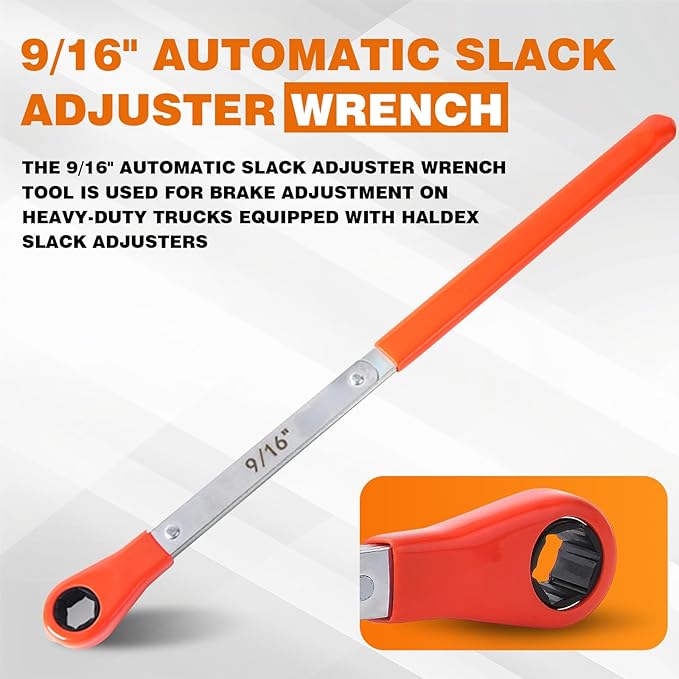 BARTOO Slack Adjuster Wrench 9/16" Automatic Slack Adjusting Wrench