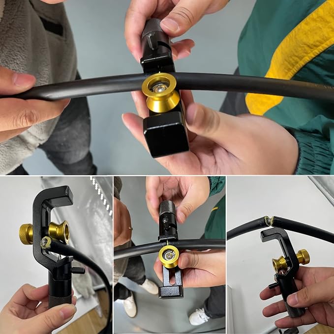 GROWORD 8-28.6MM Cable Stripper - FTTH Armored Fiber Cable Stripping Knife, Radial Cutter, Slitter Tools for Stripping Fiber Optic Cable Jackets