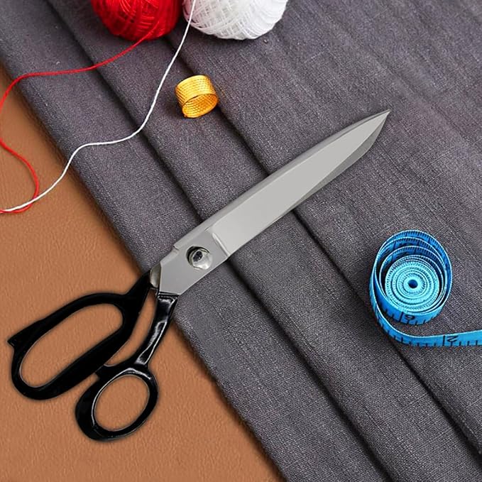 Tailor Scissors 8 Inch for Cutting Fabric Heavy Duty Scissors for Leather Cutting Industrial Sharp Sewing Shears for Home Office Artists Dressmakers