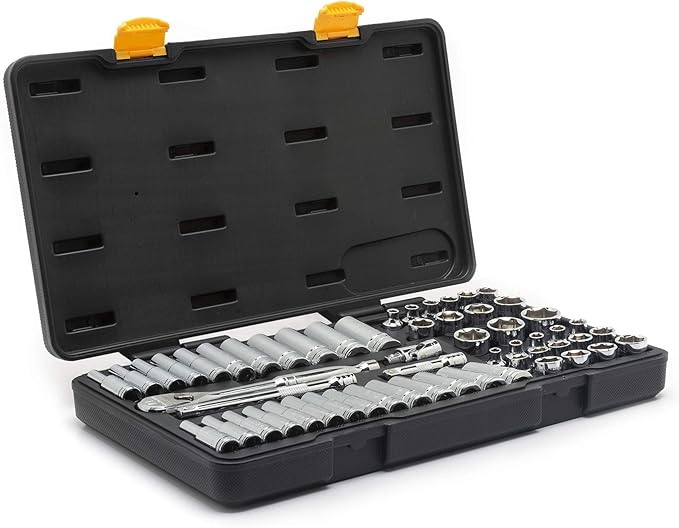 GEARWRENCH56 Pc. 3/8" Drive 6 Pt. 120XP Mechanics Tool Set, Standard & Deep, SAE/Metric - 80550P (Pack of 3)