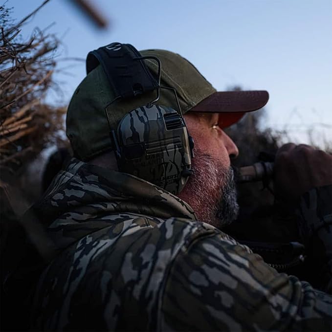 Walker's Razor Slim Ultra Low Profile Compact Design Adjustable Range Shooting Hunting Hearing Protection Electronic Earmuffs