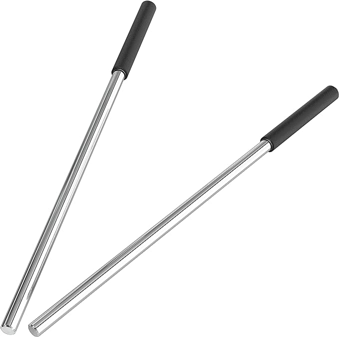 Garage Door Torsion Spring Winding Bars with Non-Slip Handle, D1/2'' x L17.2'', 1 Pair