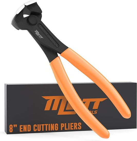 Mutt Tools 8 Inch End Cutting Pliers Heavy Duty ??CRV End Nippers Tool ??Nail Puller Pliers, Nail Puller Tool