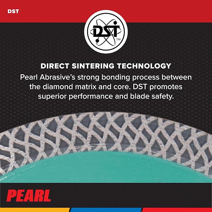 PEARL ABRASIVE CO. P4 Thin Mesh Turbo Porcelain Blade 5" 5/8"-20mm-7/8 4 Holes