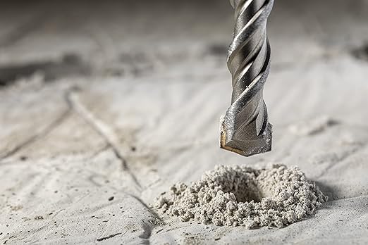 1-1/8 Inch x 12 Inch SDS Plus Rotary Hammer Drill Bit, Carbide Tipped for Brick, Stone, and Concrete Version 2 (1-1/8" x 10" x 12")