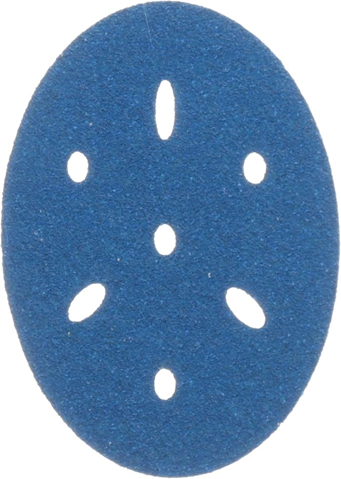 3m 3M-36142 Hookit Blue Abrasive Disc Multi-hole, 3 80 Grade