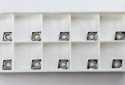 Carbide Inserts for Aluminum CCGT 21.51 CCGT060204-AL 10PCS, High Precision Cutting, Enhanced Durability, Smooth Operation, Pack of 10, Versatile Use