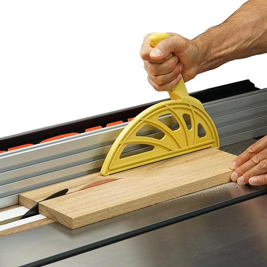 The Hedgehog Push Block for Table Saws, Router Tables, and Jointers - Offset Handle Push Stick