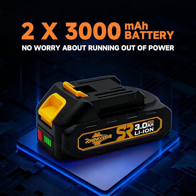 20V MAX Cordless Drill, Power Tool Combo Kit with Battery and Charger, 23pcs Drill Bits, Variable Speed, for DIY/Wood/Wall/Metal/Home Repair