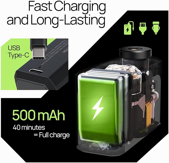 Mini Bike Pump, 120 PSI Mini Electric Bike Pump, 120g, Smart Auto-Stop, 짹1 PSI Accuracy, Portable Electric Bike Pump Works with Presta & Schrader Valves