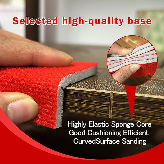 36PCS 3 x 4 Inch 180-3000 Grit Sanding Sponge竊똗ltra Fine Sanding Sponges Pads竊똕oft Foam Hand Sanding Block Dry Wet Sandpaper Blocks for Model Drywall Metal Wood Furniture Polishing