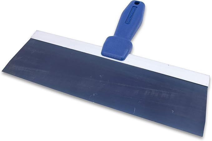 MARSHALLTOWN Blue Steel Taping Knives, 12, Inch Plastic Handle Drywall and Plastering, 5512P