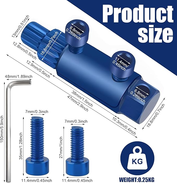 Broken Pipe Extraction Tool - For 1/2?? 3/4?? 1" Pipes | Removes broken faucets, pipe threads, damaged faucet bolts, PVC/PEX pipes