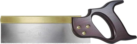 Taytools Lynx Thomas Flinn British 10 Inch Tenon Saw with Stained Beech Handle 13 TPI and Filed for Rip Cutting