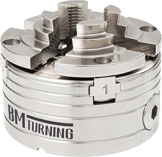 BMT-J6025 Spigot Step Jaws for Woodturning Lathe Chucks, Two different diameters cover a wide expansion range, Compatible with Super NOVA 2, G3.