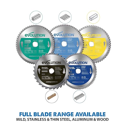 Evolution Power Tools 5-3/8BLADEST Steel Cutting Saw Blade, 5-3/8-Inch x 30-Tooth
