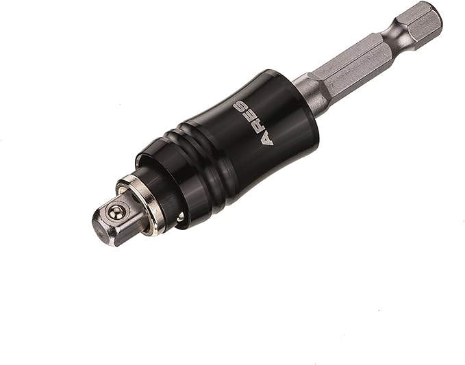 ARES 70034 2-in-1 Socket Bit Holder - Holds 1/4-Inch Drive Sockets and Bits - Quick Change Mechanism - Easy Switching Between Bits and Sockets