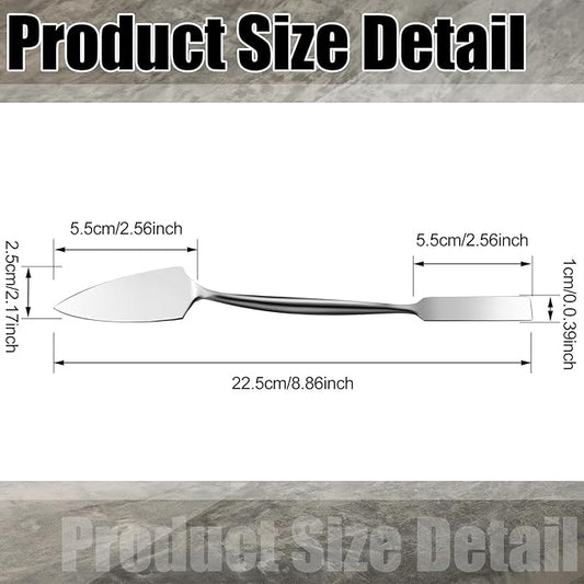 3/8" Trowel And Square Masonry Tools Forged Steel Trowel Concrete Tool Ornamental Stucco Tool Long-lasting Masonry Plaster Spatula for Glazing, Patch Work, Plaster, and Archeology
