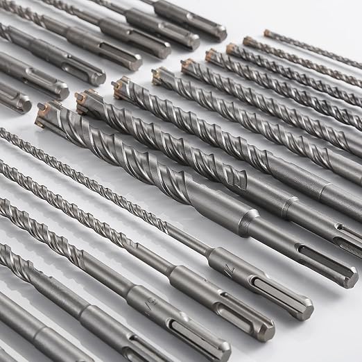 Extension Concrete Drill Bit - 1pcs 5/8" X 30" Cross-Type Double Thread Carbide Material Suitable For Brick, Stone, Hammer Drill Bits