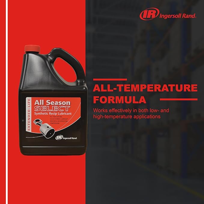 Ingersoll Rand 38440236 OEM All Season Select Synthetic Lubricant, 5L Bottle