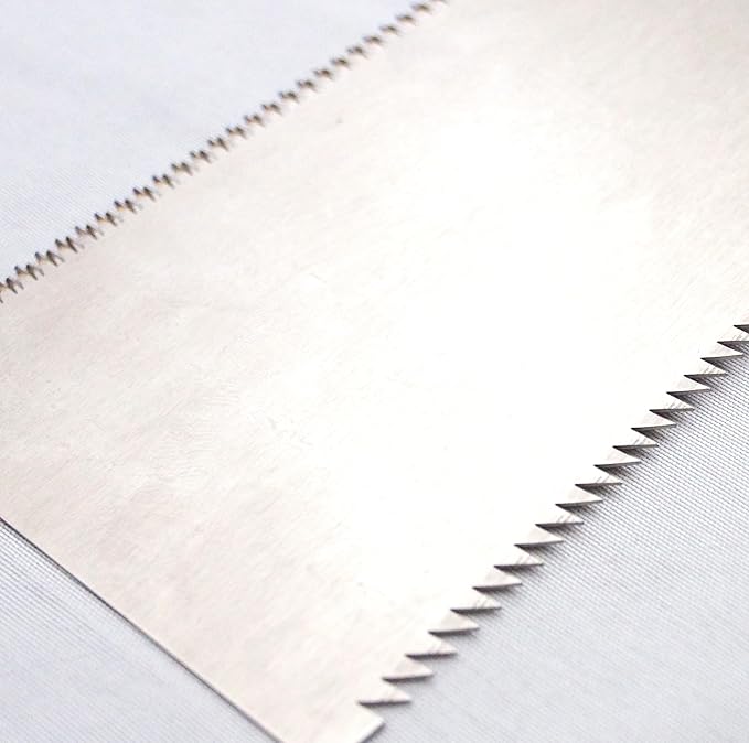 Samurai Ryoba Japanese Pull Saw - 7.5 Inch (19cm) Double Edge Flush Cut Saw for Woodworking