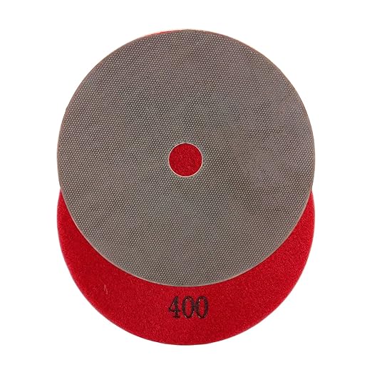 6 Inch Electroplated Diamond Grinding/Polishing Pads Sanding Granite Concrete Glass Metal Stone Grinding Disc(grit 400-1pc)