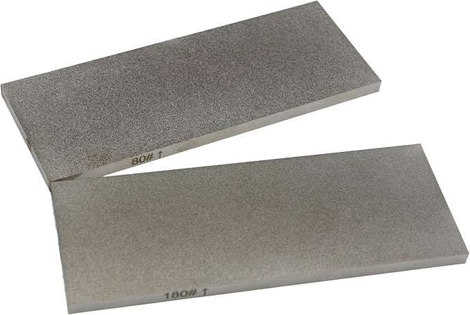CBN Sharpening Stone 8 inch Double-sided Whetstone Knife Sharpener 8??x 3?? for Sharpening High Speed Steel,Special Steel,for Both Household and Professional Use (80/180 Grit)