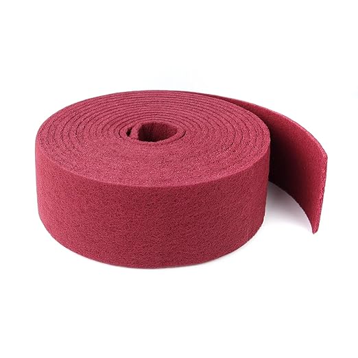 Maroon General Purpose Scuff Pads, Scuffing, Scouring Pad, Sanding, Paint Primer Prep Scratch - Surface Preparation Pad Car Auto Body Woodworking 7447-Premium, 5 Inches * 30 Feet