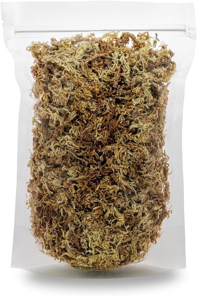 Gardenera Premium New Zealand Sphagnum Moss - Organic Hand Mixed Long Fibered Sphagnum Moss Orchid - 3 Quart