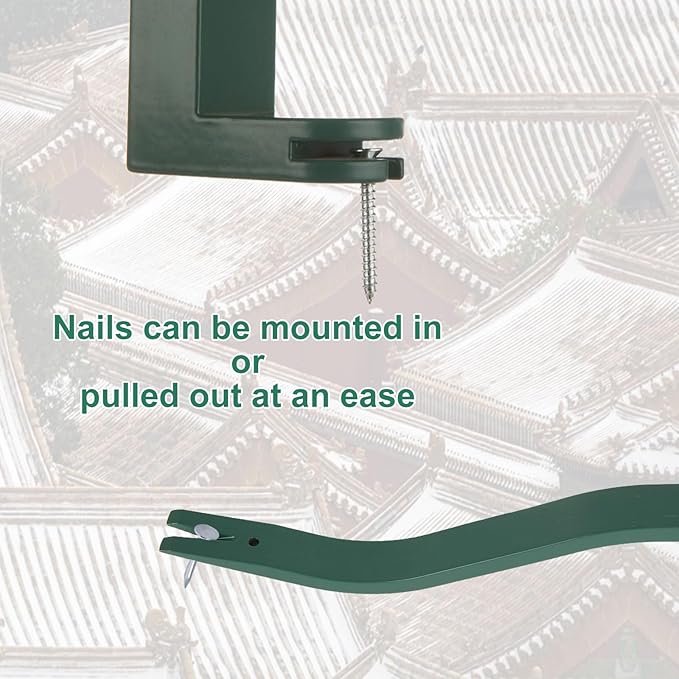 Roof Shingles, Shingle Removal Tool Roofing Tools, Roof Shingle Nail Puller, 2 in 1 Heavy Duty Shingle Nail Installer for Safe Roof Shingles Installation and Replacement