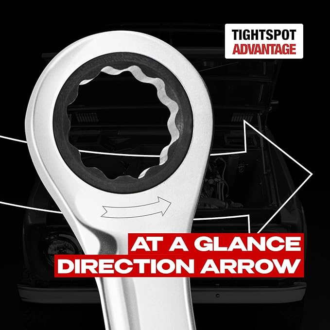 Jaeger 2 Inch Ratchet Wrench with 120-Tooth Ratcheting Precision and Hardened, Polished Steel for Projects with Tight Spaces