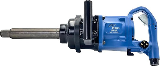 Airboss AW-342GL 1" US Germany Award Winning Premium Air Impact Wrench Heavy Duty 2730 ft-lb Nut Busting Torque 8 Inch Anvil 23 Pounds Award-Winning Design Lightweight High Performance