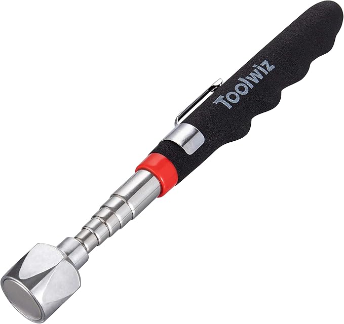 Toolwiz Telescopic Magnetic Pick up Tool (16LB), Extendable to 30 inch Extendable Magnet Pickup Tool, Gifts for Dad, Husband, Grandpa, Handyman Father's Day