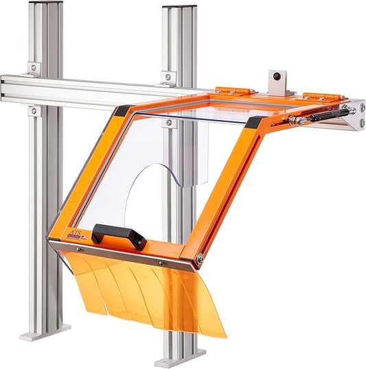 Hinged Lathe Guard for Hardinge HLV/Toolroom Lathes, 12??Wide, Interlocked Model. Part # LG-TR2-SK1 by ATS MACHINE SAFETY SOLUTIONS