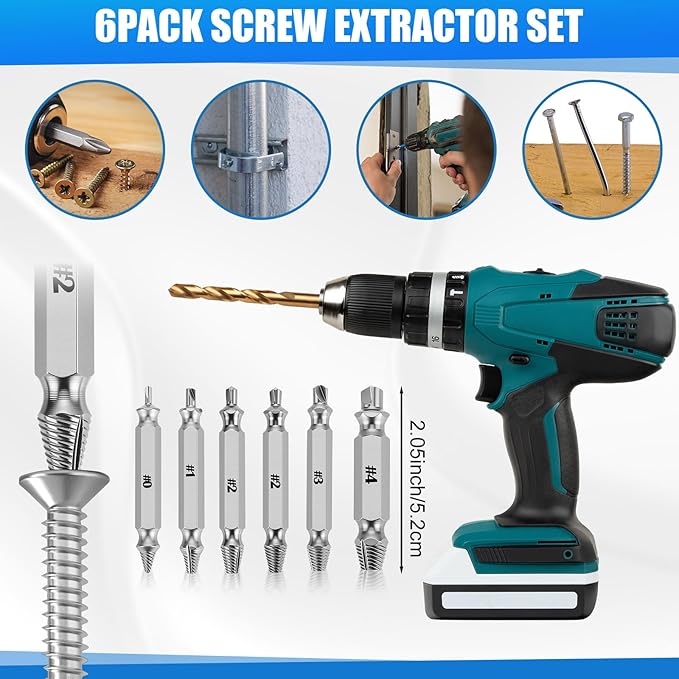Lasnten 12 Pack Drill Socket Adapter Flexible Drill Bit Extension for Men Damaged Screw Extractor Socket Wrench Power Magnetic Wristband Inspection Mirror for Dad Husband Adults Him Birthday Gifts