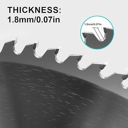 12-Inch Miter Saw Blades 60-Tooth, Woodworking Saw Blades for Table Saw, Circular Saw Blade, 1 Inch Arbor, 1 Pack
