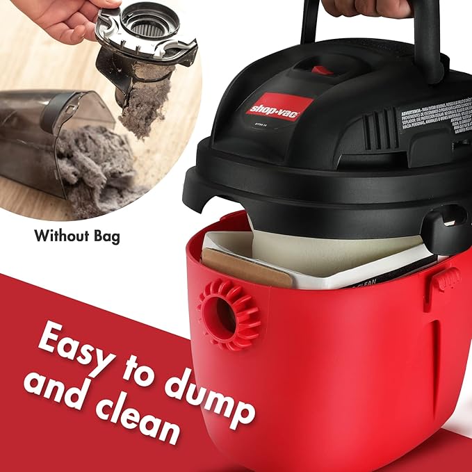 Shop-Vac 90667 1.5-Gallon All Around Collection Bag,6 Pack